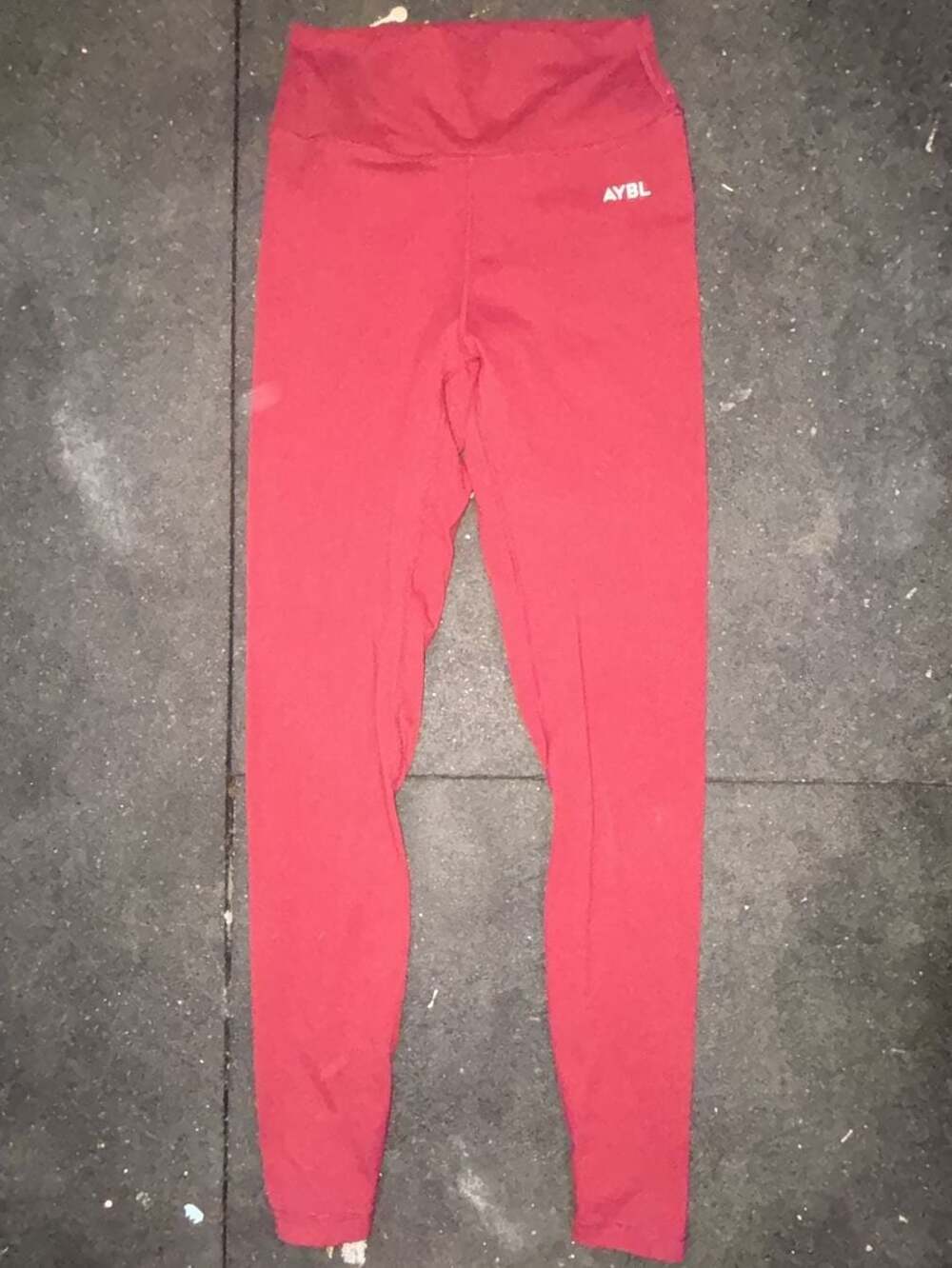 AYBL Core Seamless Leggings in Red, Size Small